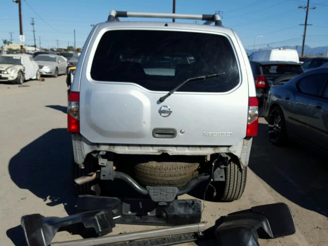 5N1ED28T44C671725 - 2004 NISSAN XTERRA XE SILVER photo 9