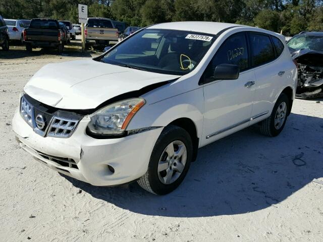 JN8AS5MT7BW173261 - 2011 NISSAN ROGUE S WHITE photo 2