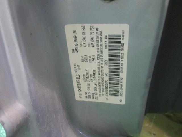 3D7KS28A58G134771 - 2008 DODGE RAM 2500 S SILVER photo 10