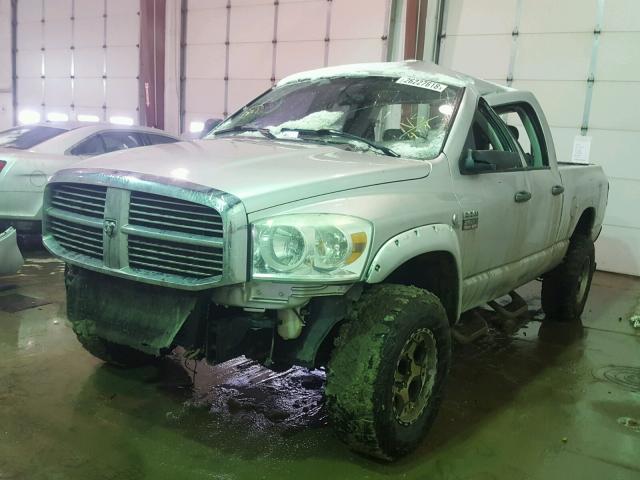 3D7KS28A58G134771 - 2008 DODGE RAM 2500 S SILVER photo 2