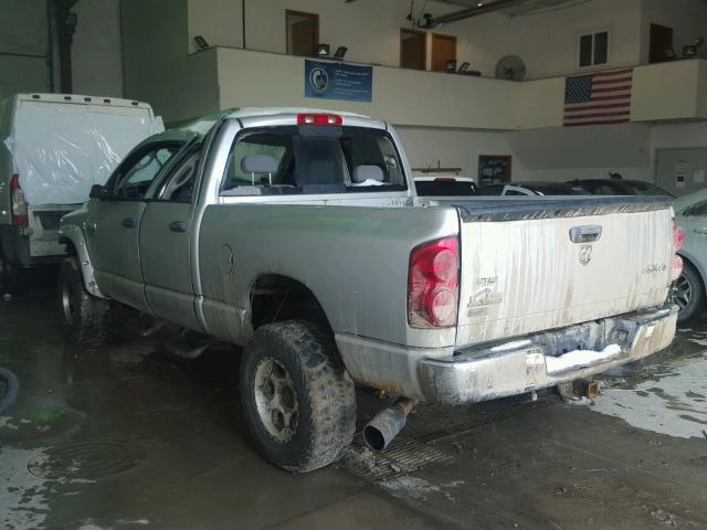 3D7KS28A58G134771 - 2008 DODGE RAM 2500 S SILVER photo 3