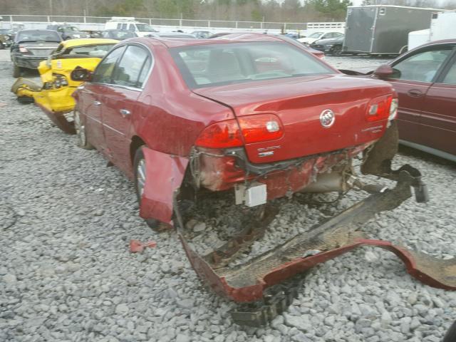 1G4HE5EM7AU104469 - 2010 BUICK LUCERNE CX RED photo 3