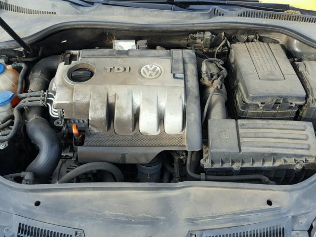 3VWDT81KX6M669130 - 2006 VOLKSWAGEN JETTA TDI BLACK photo 7