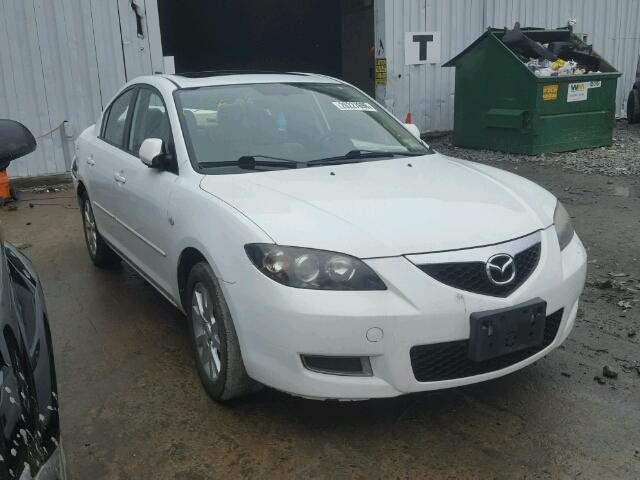 JM1BK32F671745586 - 2007 MAZDA 3 I WHITE photo 1