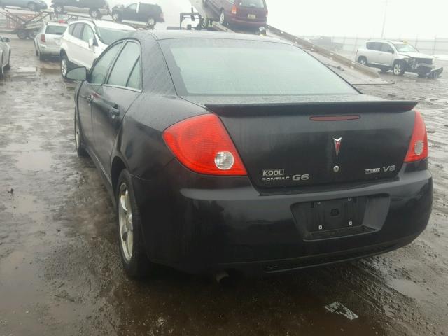 1G2ZJ57K394253767 - 2009 PONTIAC G6 BLACK photo 3