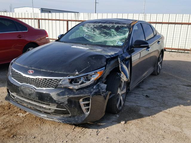 5XXGW4L22HG171523 - 2017 KIA OPTIMA SX BLACK photo 2