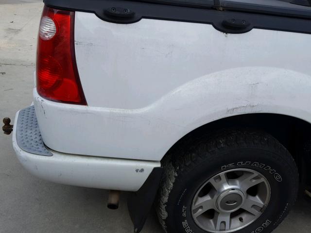 1FMDU67KX4UA22503 - 2004 FORD EXPLORER S WHITE photo 9