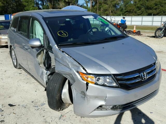 5FNRL5H68FB098659 - 2015 HONDA ODYSSEY EX SILVER photo 1