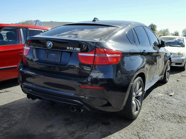 5YMGZ0C56CLL29694 - 2012 BMW X6 M BLACK photo 4