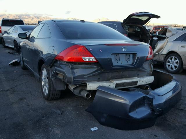 1HGCM82666A009629 - 2006 HONDA ACCORD EX GRAY photo 3