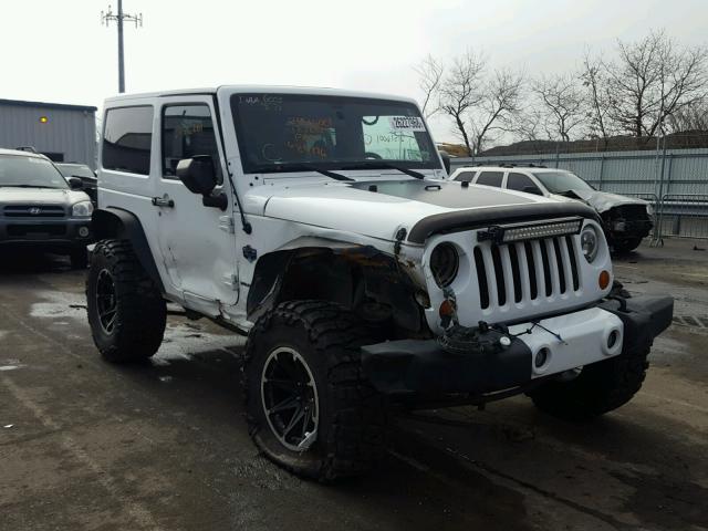 1C4GJWBG9CL175570 - 2012 JEEP WRANGLER S WHITE photo 1