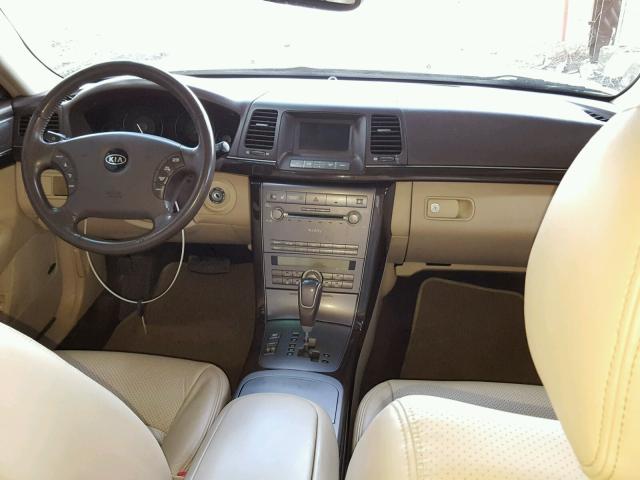 KNALD125785162607 - 2008 KIA AMANTI WHITE photo 9