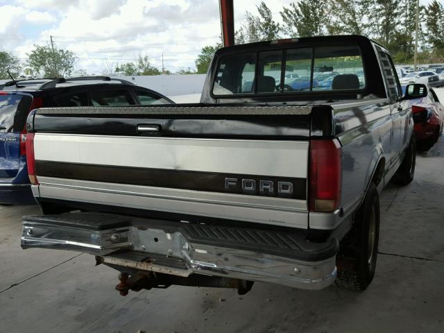 1FTEX15Y0RKB22641 - 1994 FORD F150 TWO TONE photo 4