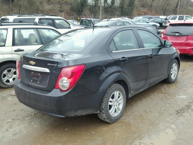 1G1JC5SHXC4204404 - 2012 CHEVROLET SONIC LT BLACK photo 4