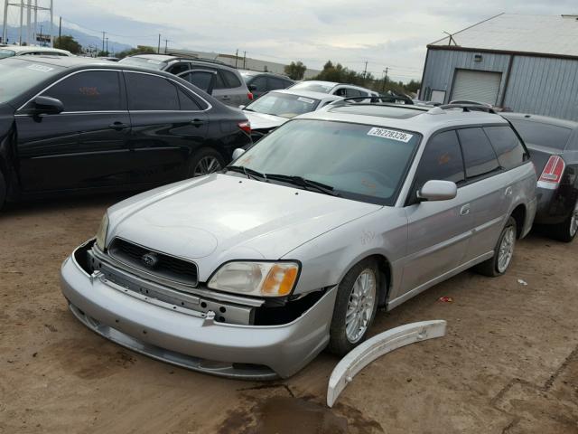 4S3BH635337310473 - 2003 SUBARU LEGACY L SILVER photo 2