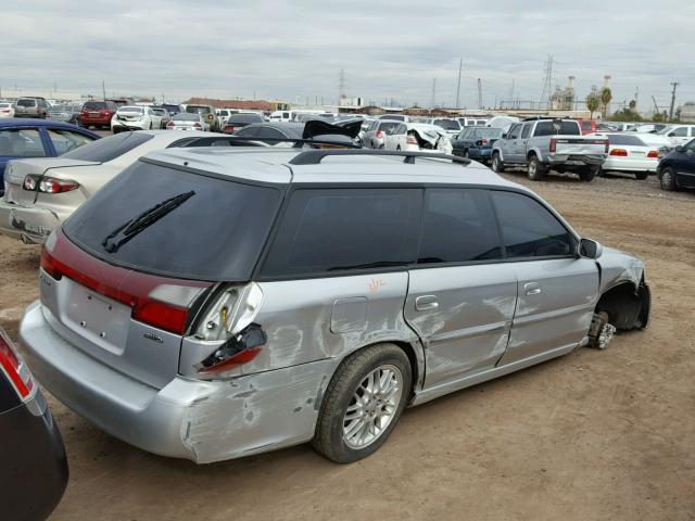 4S3BH635337310473 - 2003 SUBARU LEGACY L SILVER photo 4