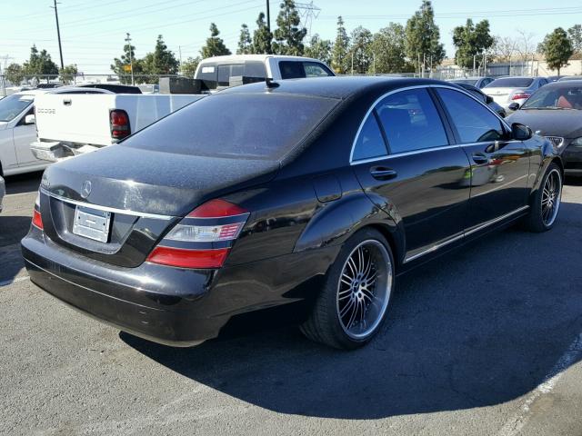 WDDNG71X58A234569 - 2008 MERCEDES-BENZ S550 BLACK photo 4