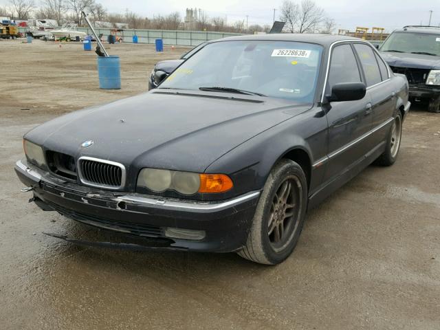 WBAGG834XYDN78499 - 2000 BMW 740 I AUTO BLACK photo 2