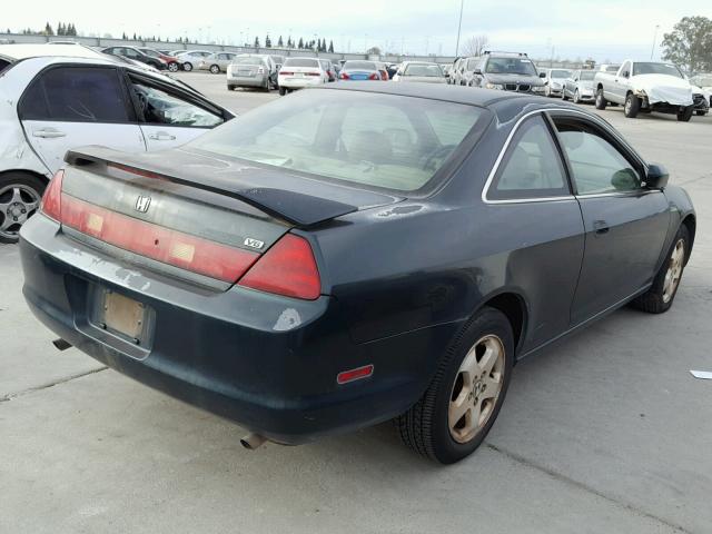 1HGCG2257YA037891 - 2000 HONDA ACCORD EX GREEN photo 4