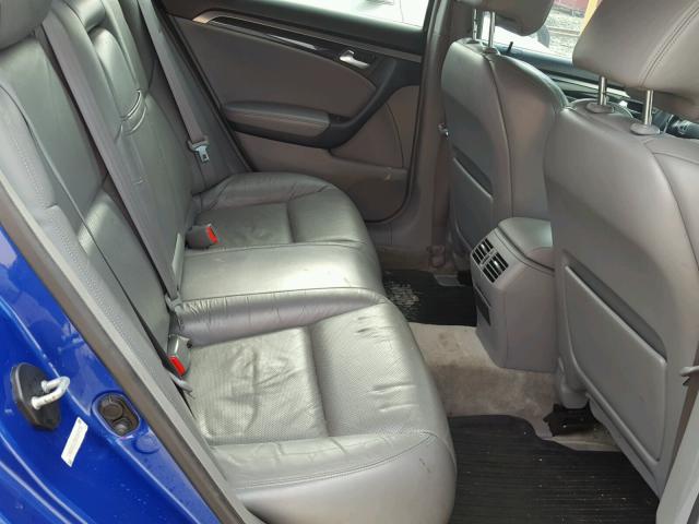 19UUA66224A064858 - 2004 ACURA TL BLUE photo 6