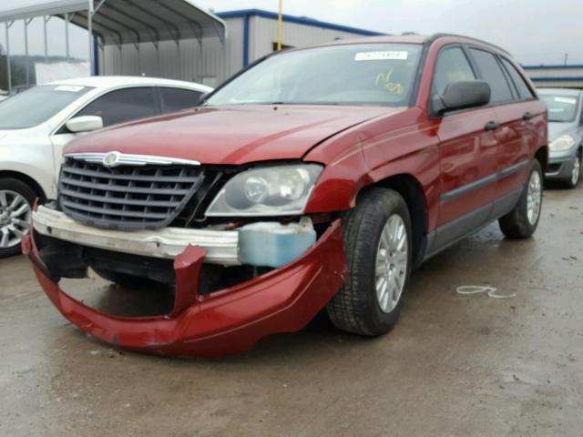 2A4GM48496R802444 - 2006 CHRYSLER PACIFICA BURGUNDY photo 2