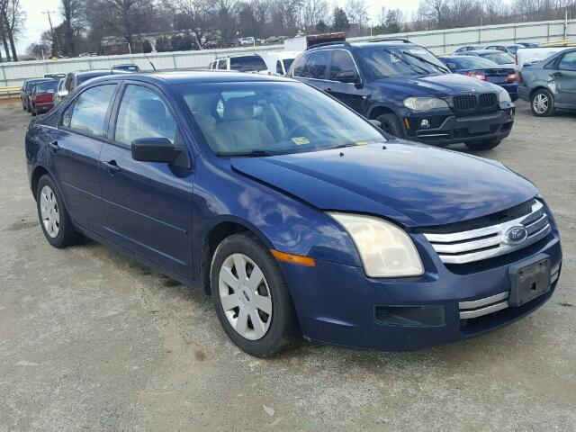 3FAHP06Z87R252535 - 2007 FORD FUSION S BLUE photo 1