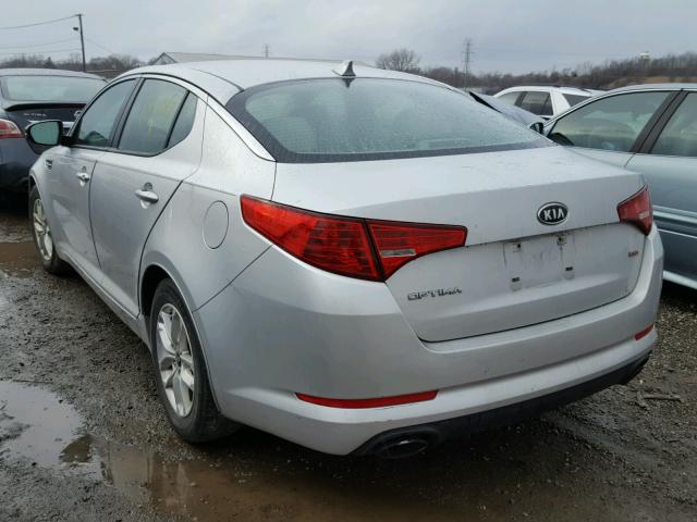 KNAGM4A7XB5177860 - 2011 KIA OPTIMA LX SILVER photo 3