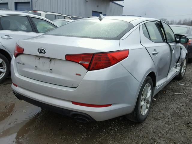 KNAGM4A7XB5177860 - 2011 KIA OPTIMA LX SILVER photo 4