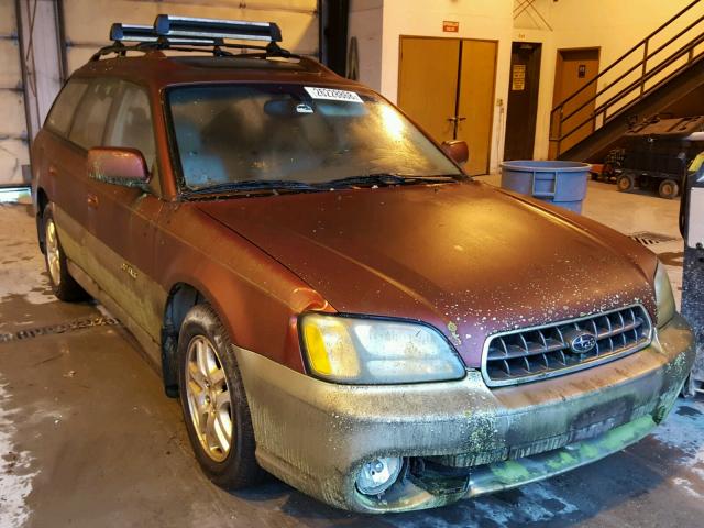 4S3BH686136608785 - 2003 SUBARU LEGACY OUT MAROON photo 1