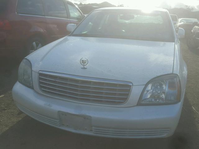 1G6KD54Y03U217347 - 2003 CADILLAC DEVILLE WHITE photo 9