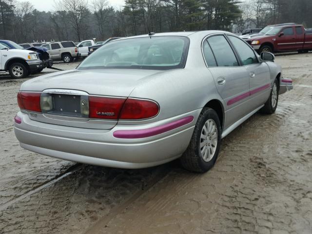 1G4HP54KX5U164603 - 2005 BUICK LESABRE CU SILVER photo 4