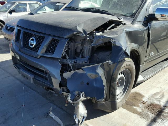 5N1AA08D88N619514 - 2008 NISSAN ARMADA SE GREEN photo 9