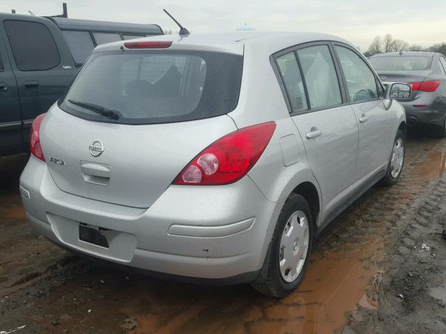 3N1BC13E57L375721 - 2007 NISSAN VERSA S SILVER photo 4