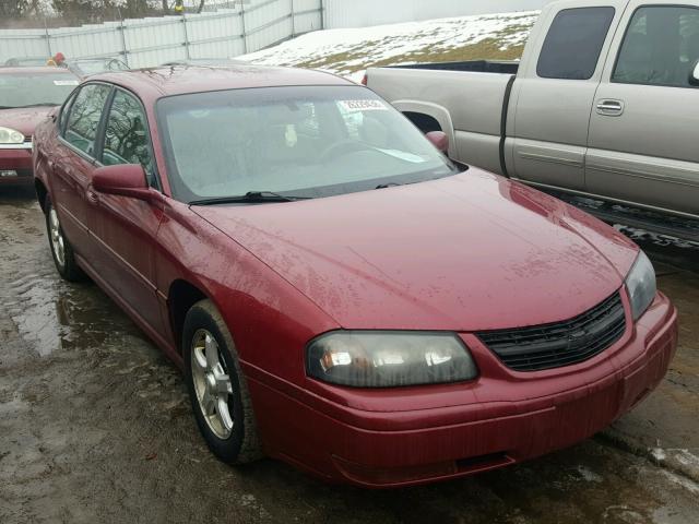 2G1WH52K259313684 - 2005 CHEVROLET IMPALA LS RED photo 1