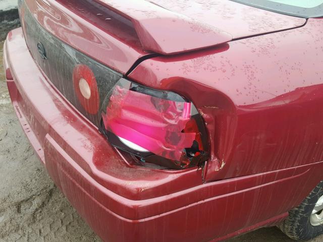 2G1WH52K259313684 - 2005 CHEVROLET IMPALA LS RED photo 9