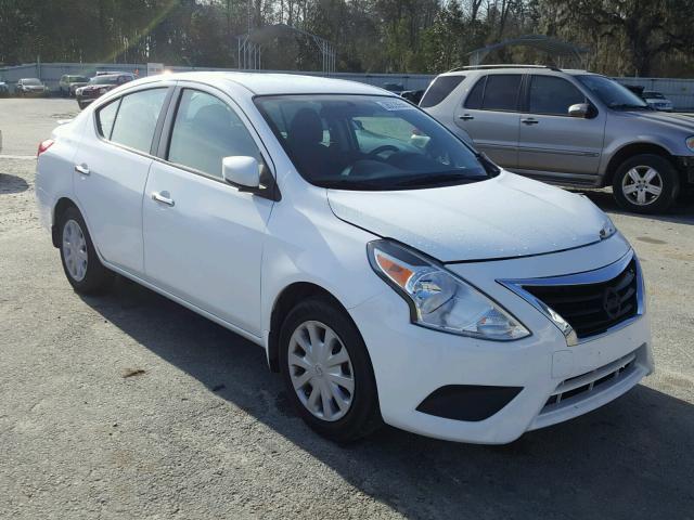 3N1CN7AP6FL809066 - 2015 NISSAN VERSA SV WHITE photo 1