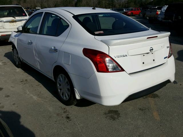 3N1CN7AP6FL809066 - 2015 NISSAN VERSA SV WHITE photo 3