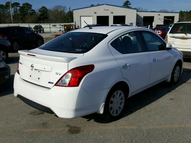 3N1CN7AP6FL809066 - 2015 NISSAN VERSA SV WHITE photo 4