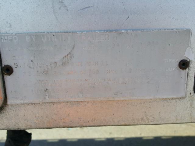 1UYFS24825A562310 - 2005 UTILITY TRAILER SILVER photo 10