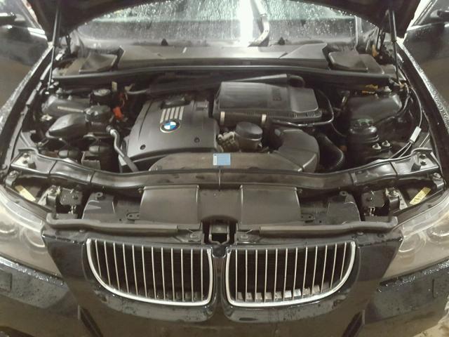 WBAVD53558A010993 - 2008 BMW 335 XI BLACK photo 7