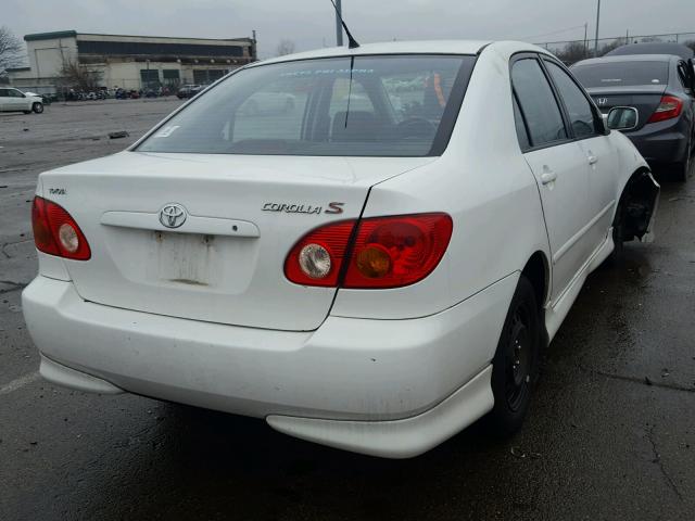 1NXBR32E94Z221633 - 2004 TOYOTA COROLLA CE WHITE photo 4