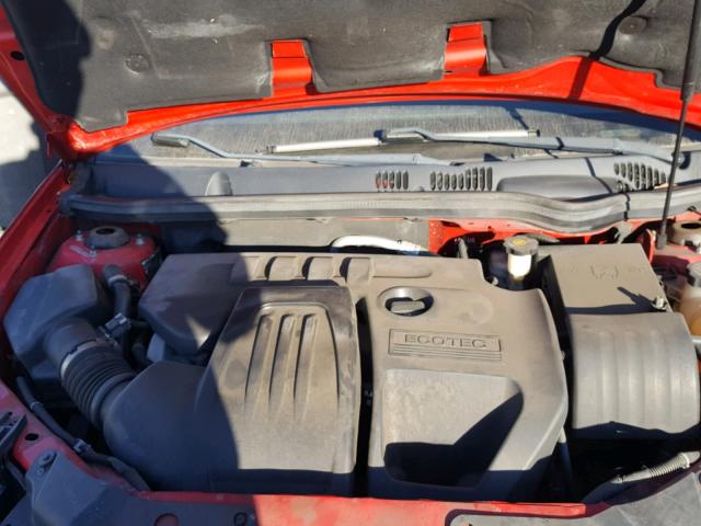 1G1AL15F277155982 - 2007 CHEVROLET COBALT LT RED photo 7