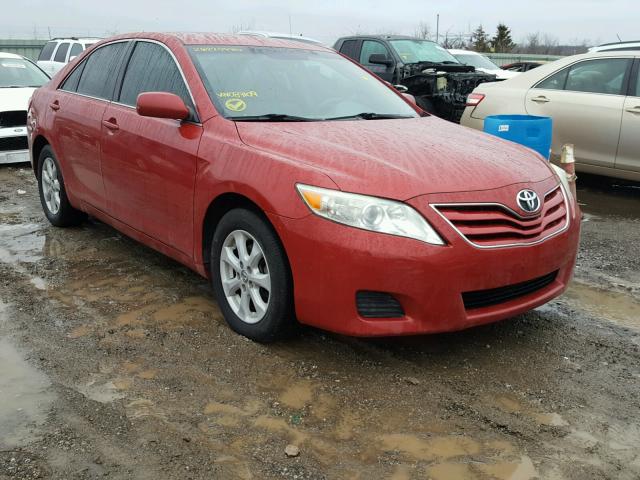 4T1BF3EK2AU089109 - 2010 TOYOTA CAMRY BASE RED photo 1