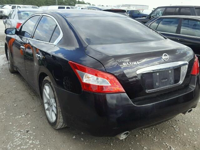 1N4AA5AP7BC815605 - 2011 NISSAN MAXIMA S BLACK photo 3