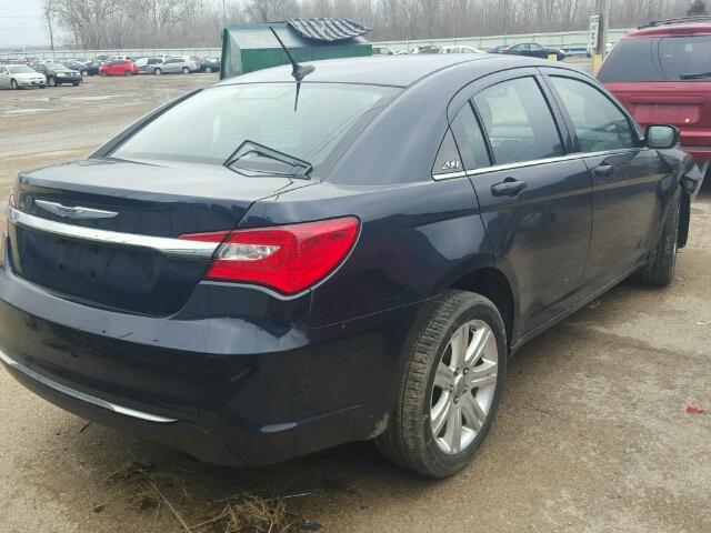 1C3CCBBB3CN132101 - 2012 CHRYSLER 200 TOURIN BLACK photo 4