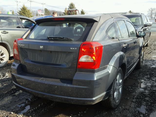 1B3HB48B97D415316 - 2007 DODGE CALIBER SX BLUE photo 4