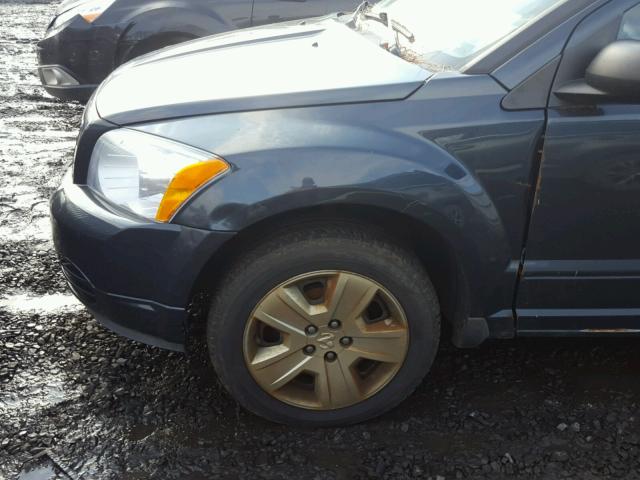 1B3HB48B97D415316 - 2007 DODGE CALIBER SX BLUE photo 9