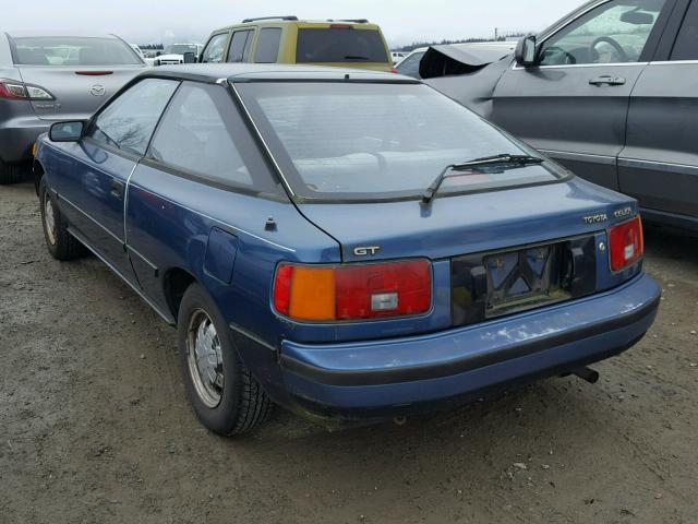 JT2ST67LXH7163415 - 1987 TOYOTA CELICA GT BLUE photo 3