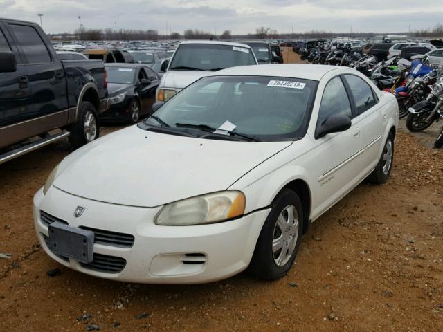 1B3EJ46X81N650005 - 2001 DODGE STRATUS SE WHITE photo 2