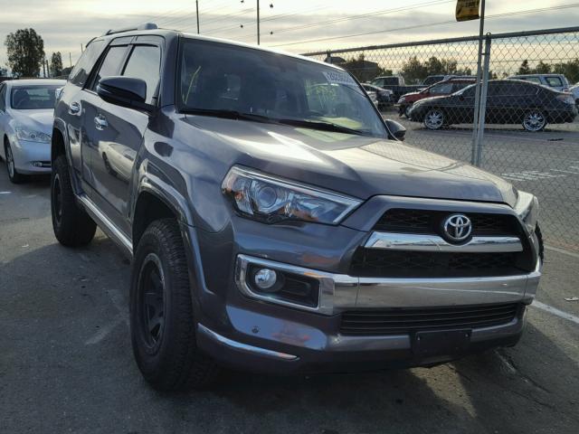 JTEBU5JR4G5323371 - 2016 TOYOTA 4RUNNER SR CHARCOAL photo 1